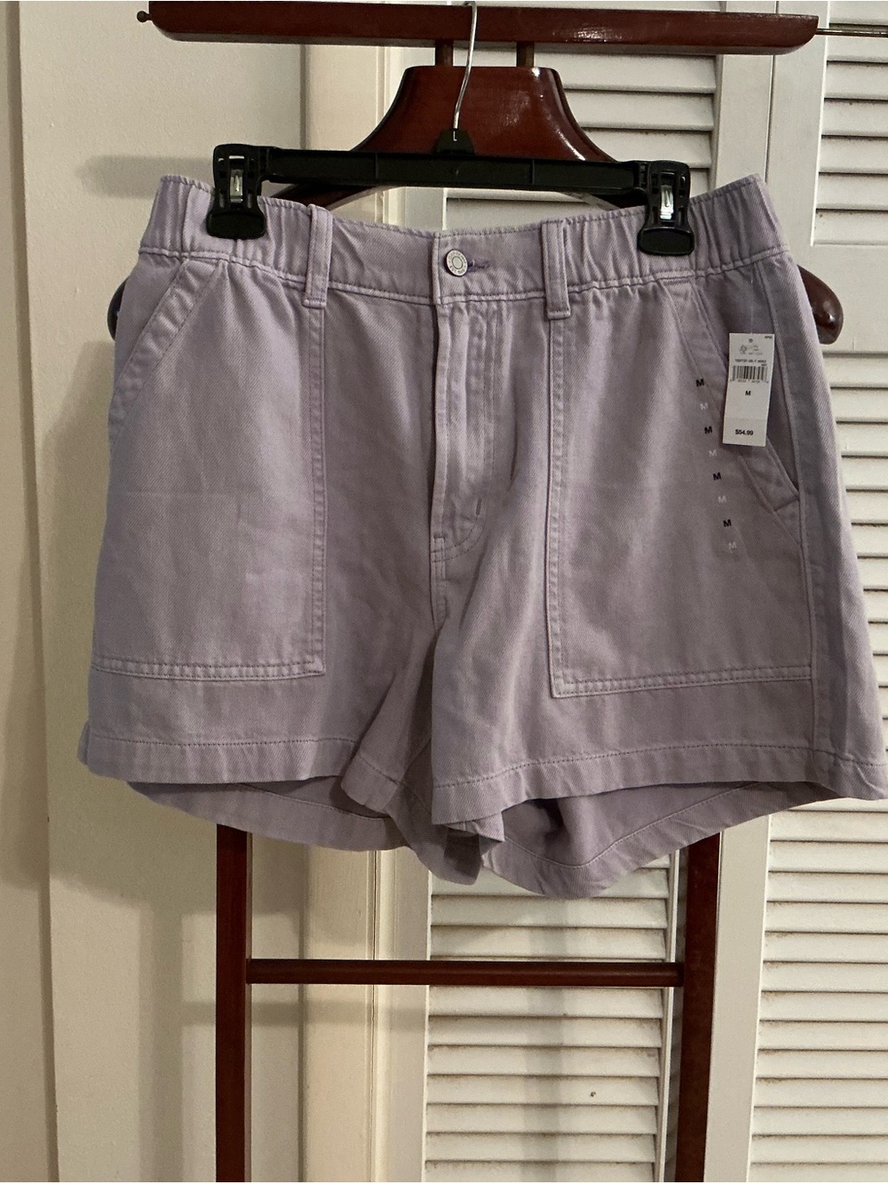 GAP Pastel Lilac Utility Shorts